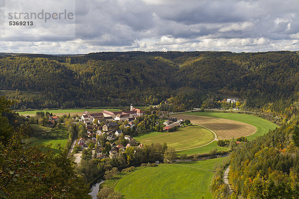 Kloster Beuron  oberes Donautal  Landkreis Sigmaringen  Baden-Württemberg  Deutschland  Europa