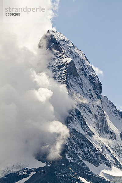 Europa Schweiz Zermatt Kanton Wallis