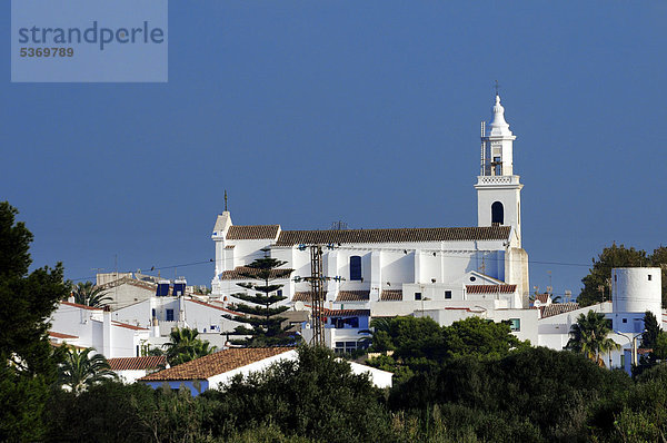 Iglesia Sant Lluis Kirche  Menorca  Balearen  Spanien  Europa