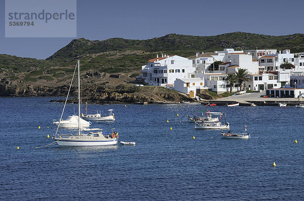 Europa Landschaft Menorca Balearen Balearische Inseln Spanien