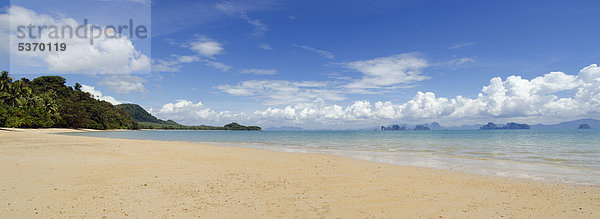 Sandstrand  Pasai Beach  Insel Ko Yao Noi  Phang Nga  Thailand  Südostasien  Asien