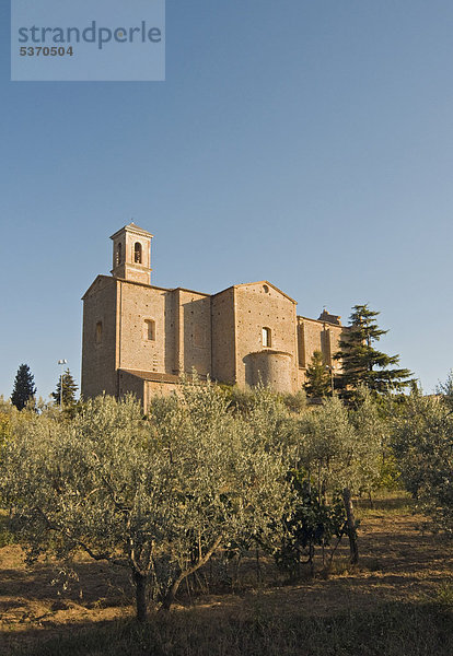 Kirche San Giusto Nuovo oder Chiesa dei Santi Giusto e Clemente  Volterra  Toskana  Italien  Europa