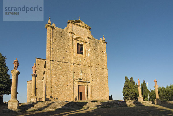 Kirche San Giusto Nuovo oder Chiesa dei Santi Giusto e Clemente  Volterra  Toskana  Italien  Europa