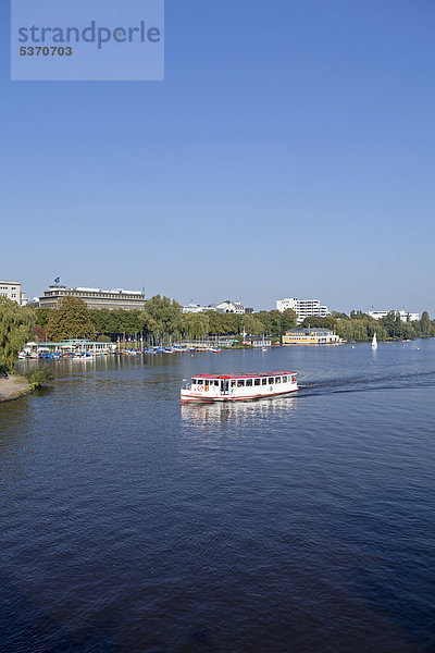 Außenalster  Hamburg  Deutschland  Europa