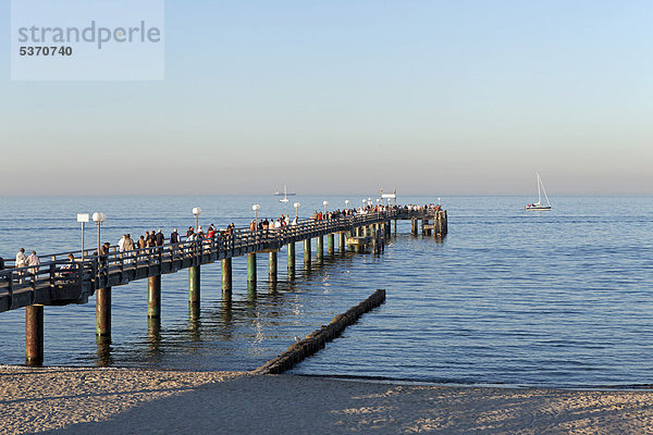 Europa Kai Ostsee Baltisches Meer Deutschland