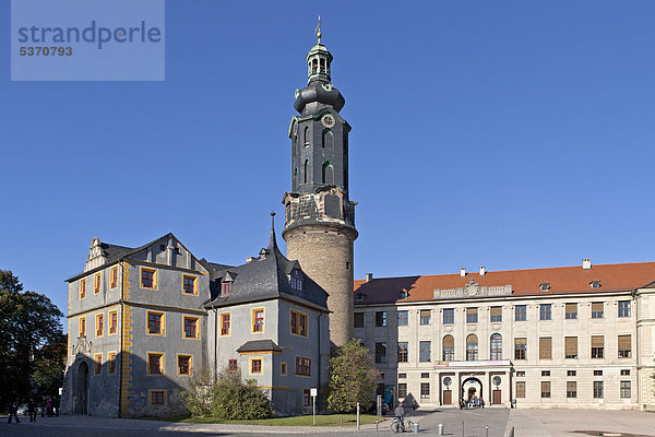 Stadtschloss  Weimar  Thüringen  Deutschland  Europa  ÖffentlicherGrund