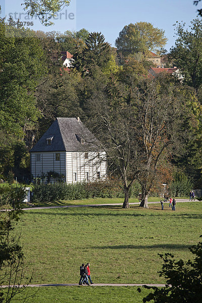 Goethes Gartenhaus  Park an der Ilm  Weimar  Thüringen  Deutschland  Europa  ÖffentlicherGrund