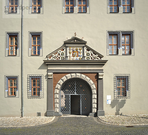 Tor Herzogin-Anna-Amalia-Bibliothek Studienzentrum  Weimar  Thüringen  Deutschland  Europa