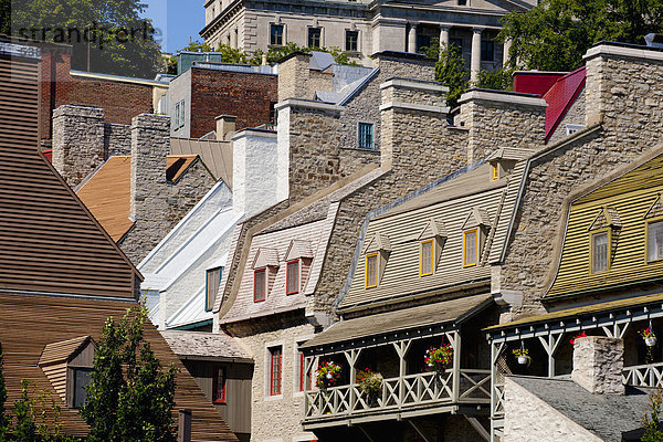 Quebec City Lower Town  Vieux-QuÈbec  Basse-Ville  Quebec  Canada