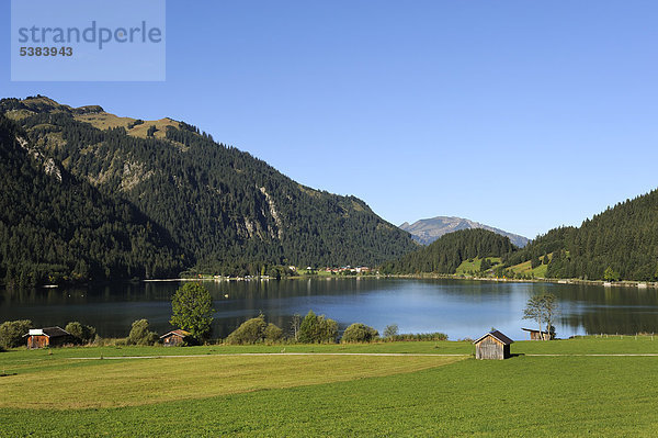 Haldensee  Tannheimer Tal  Tirol  Österreich  Europa  ÖffentlicherGrund