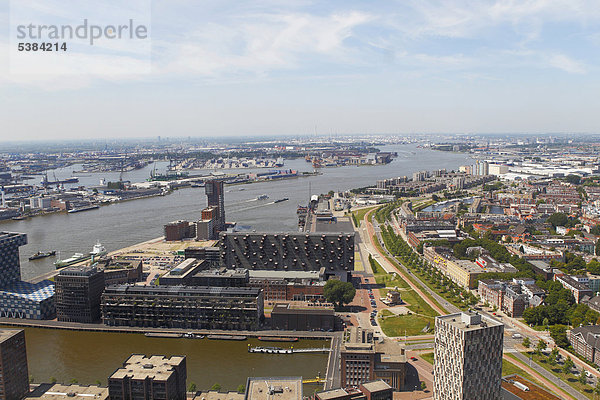 Stadtansicht  Rotterdam  Holland  Niederlande  Europa