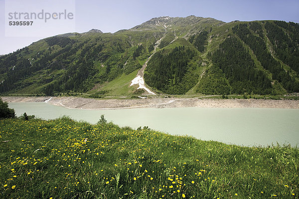 Gepatschstausee  Kaunertal  Tirol  Österreich  Europa