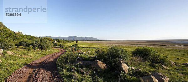 Panorama  Lake-Manyara-Nationalpark  Tansania  Afrika