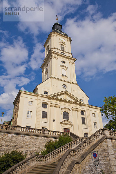 Salvatorkirche auf dem Nicolaiberg in Gera  Thüringen  Deutschland  Europa
