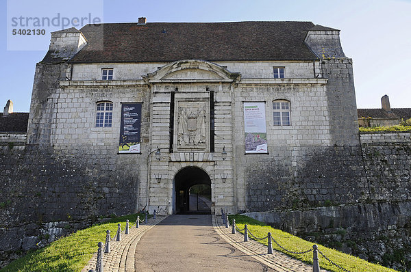 La Citadelle  Zitadelle  Festungsanlagen von Vauban  UNESCO Weltkulturerbe  Besancon  Departement Doubs  Franche-Comte  Frankreich  Europa  ÖffentlicherGrund