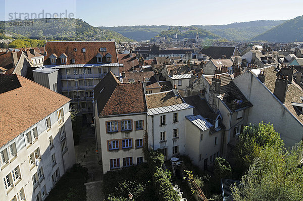 Quartier de Battant  Stadtviertel  Altstadt  Besancon  Departement Doubs  Franche-Comte  Frankreich  Europa  ÖffentlicherGrund