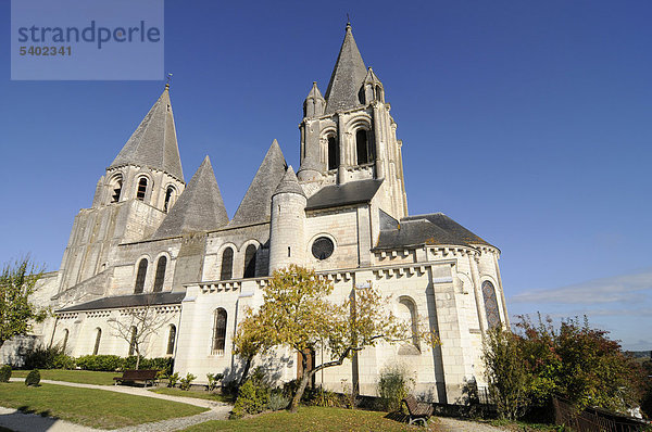 Saint-Ours Kirche  Burgberg  Loches  Gemeinde  Tours  Departement Indre-et-Loire  Centre  Frankreich  Europa
