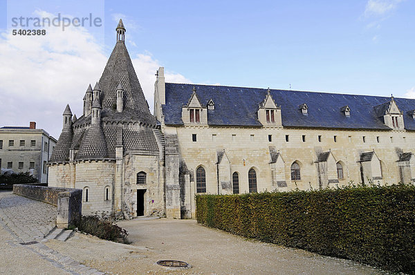 Küchengebäude  Abbaye de Fontevraud  Abtei  Kloster  Kirche  Museum  Fontevraud-l'Abbaye  Departement Maine-et-Loire  Pays de la Loire  Frankreich  Europa