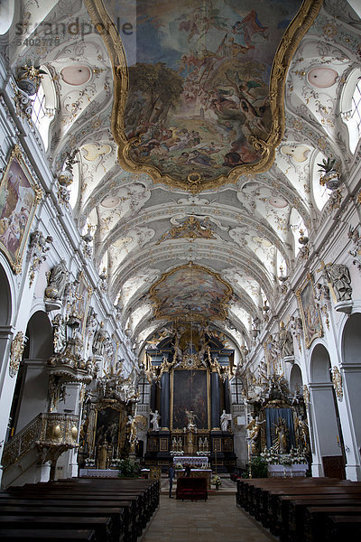 Basilika St. Emmeram in Regensburg  Oberpfalz  Bayern  Deutschland  Europa