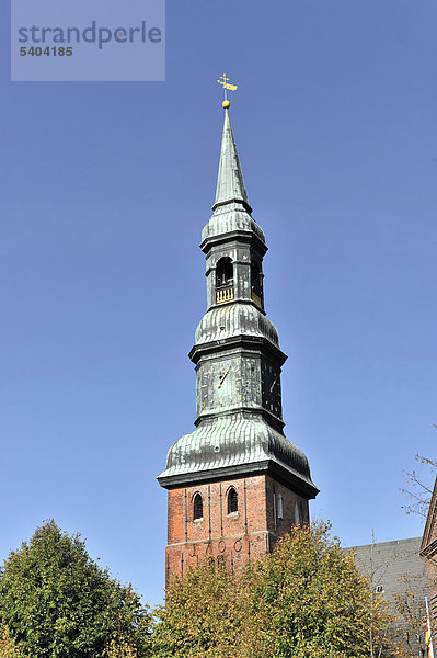 St. Laurentius Kirche  erster Baubeginn 1186  Tönning  Schleswig-Holstein  Deutschland  Europa