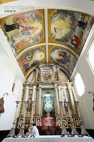 Altarbereich  Kirche La Merced  erbaut um 1762  Leon  Nicaragua  Zentralamerika