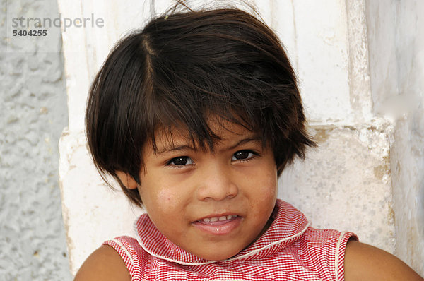 Kleines Mädchen  Portrait  Granada  Nicaragua  Zentralamerika