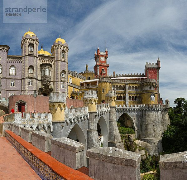 Portugal  Europa  Estremadura  Frühling  Burg  Palacio da Pena  Sintra