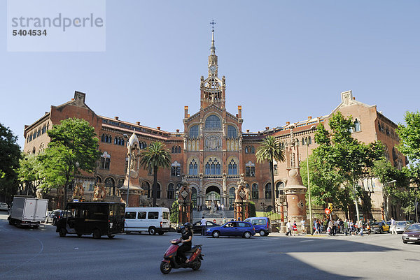 Hospital de la Santa Creu i de Sant Pau  Eixample  Barcelona  Katalonien  Spanien  Europa  ÖffentlicherGrund