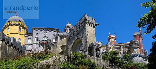 Palacio da Pena  Sintra  Unesco Weltkulturerbe  Lissabon  Portugal  Europa