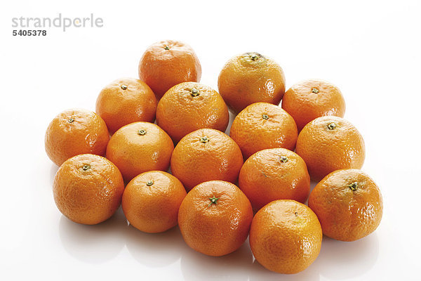 Mehrere Mandarinen (Citrus reticulata)