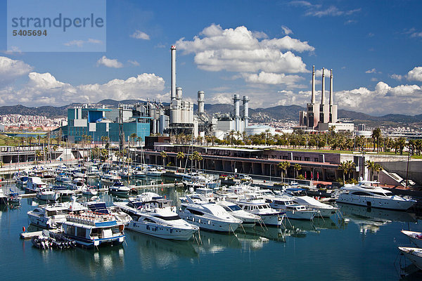 Spanien  Europa  Catalunya  Barcelona  Diagonal Mar  Wasser vor  Forum  port