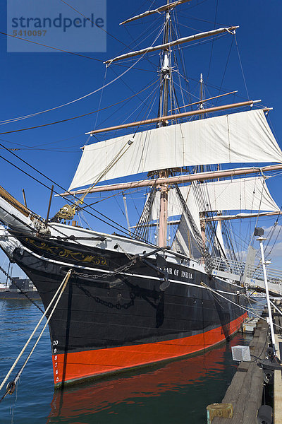 Stern von Indien Museumsschiff  San Diego  Kalifornien  USA