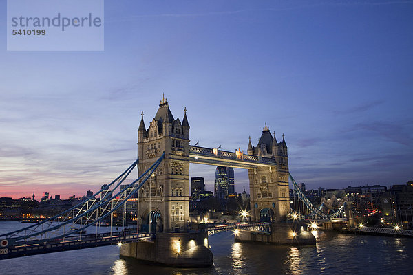 England  London  Tower Bridge and River Thames