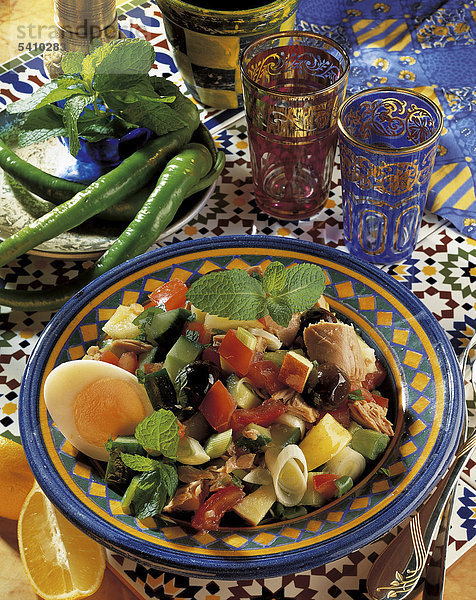Tunesischer Salat  Tunesien  Rezept gegen Gebühr erhältlich