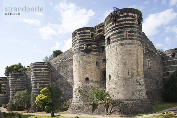 Europa  Frankreich  Loire-Tal  Loire  Schloss Angers  Chateau d ' Angers  Burg  Burgen  UNESCO  UNESCO World Heritage Sites  Tourismus  Reisen  Urlaub  Urlaub