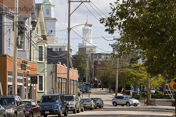 Straße in Newport  Rhode Island  New England  USA