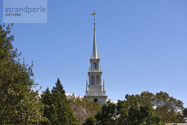 Barocke Kirche in Newport  Rhode Island  New England  USA