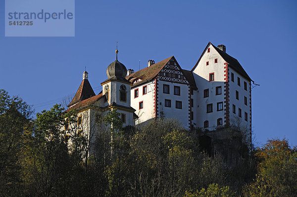 Egloffsteiner Burg  14. Jhd.  Egloffstein  Oberfranken  Bayern  Deutschland  Europa