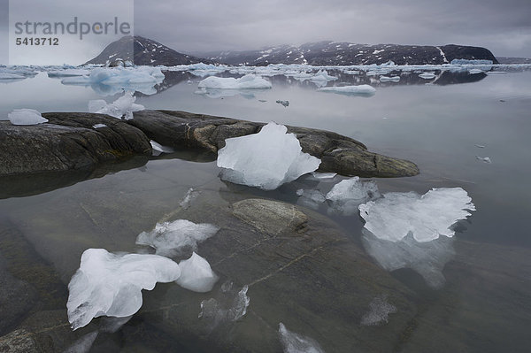 Eis im Johan Petersen Fjord  Ostgrönland  Grönland