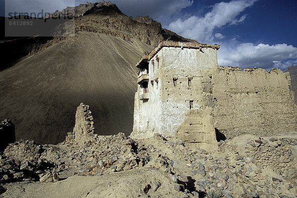 Palast von Zangla  Zanskar-Tal  Zanskar  Ladakh  Jammu und Kaschmir  indischer Himalaya  Nordindien  Indien  Asien