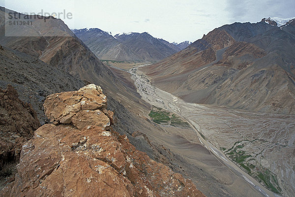 Lungnak-Tal  bei Kargyak  Zanskar  Ladakh  indischer Himalaya  Jammu und Kaschmir  Nordindien  Indien  Asien