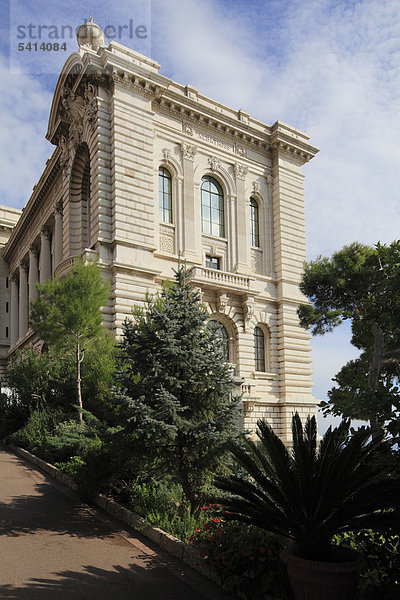 Ozeanografisches Museum auf dem Altstadtfelsen  Fürstentum Monaco  CÙte d'Azur  Europa