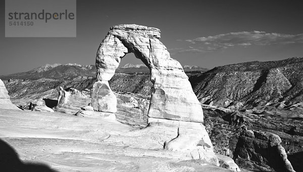 Delicate Arch Felsbogen  Arches Nationalpark  Utah  USA