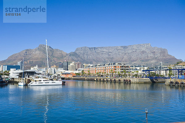 Hafen and Tafelberg  Kapstadt  Westkap  Südafrika