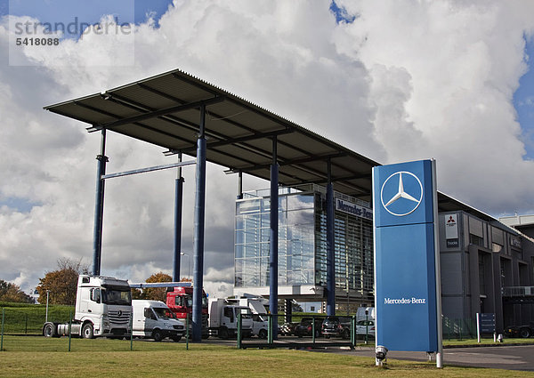 Niederlassung von Mercedes Benz in Riga  Lettland  Europa