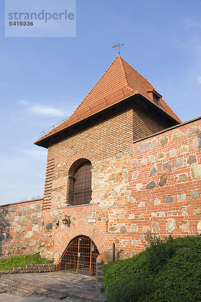 Die Bastion des Verteidigungswalls  eine Renaissance-Festung  Vilnius  Litauen  Europa