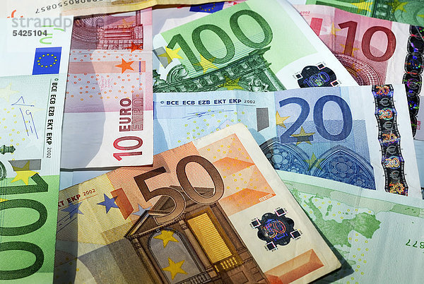 Geld  Euroscheine