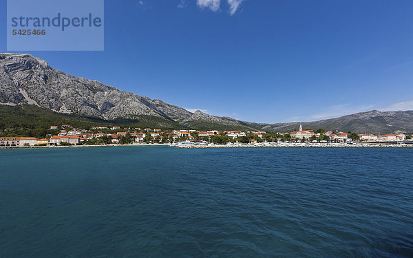 Europa Meer Ignoranz Dorf Adriatisches Meer Adria Kroatien Dalmatien