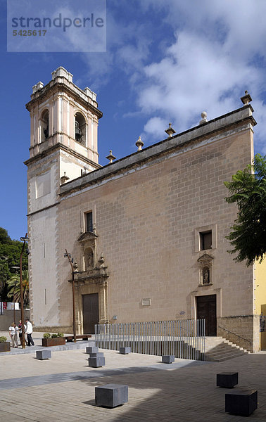 Kirche Iglesia de la Asuncion  Denia  Costa Blanca  Spanien  Europa