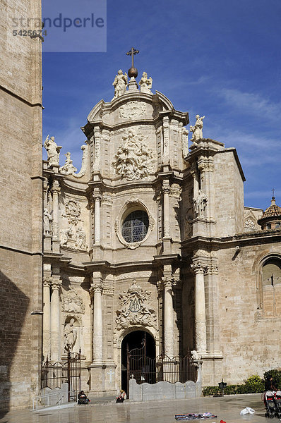Puerta de los Hierros  Kathedrale  Valencia  Spanien  Europa